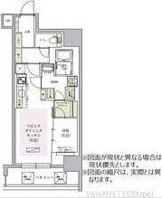 アーバネックス谷町四丁目(1LDK/9階)の間取り写真