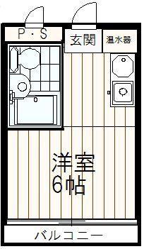リエス多摩センター(1K/3階)の間取り写真