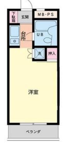 サンライフ池田(ワンルーム/3階)の間取り写真