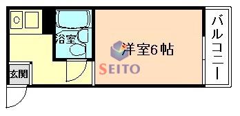 ルネッサンス西梅田(ワンルーム/7階)の間取り写真