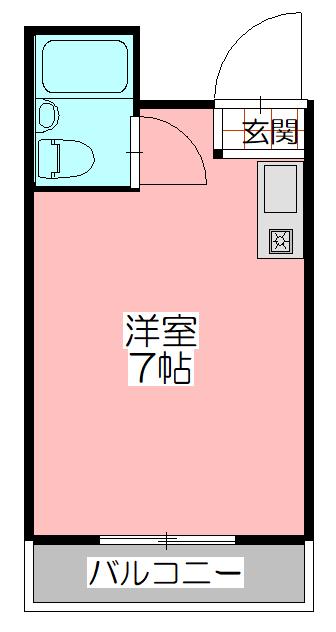 エムロード守口(1K/4階)の間取り写真