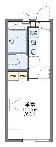 レオパレス高麓台(1K/2階)の間取り写真