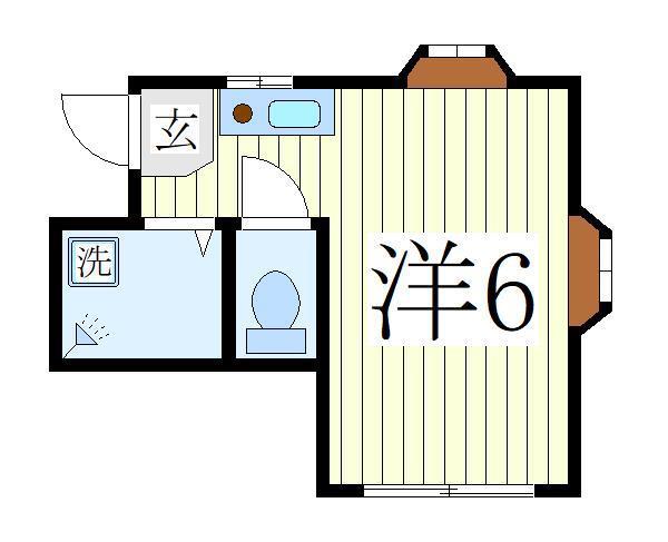 サンルミネ柏(ワンルーム/2階)の間取り写真
