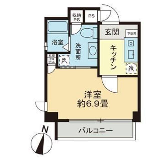 BLD.NIMOレジデンス(1K/3階)の間取り写真