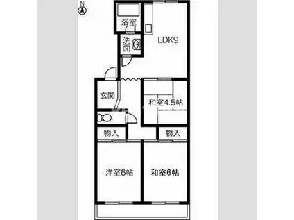 REGA INAZAWA(3LDK/3階)の間取り写真