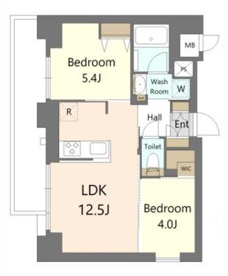 S-RESIDENCE王子ENABLE(2LDK/2階)の間取り写真