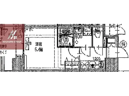 ワールドアイ大阪イースト CITY(1K/9階)の間取り写真