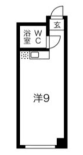 JK中野(ワンルーム/2階)の間取り写真