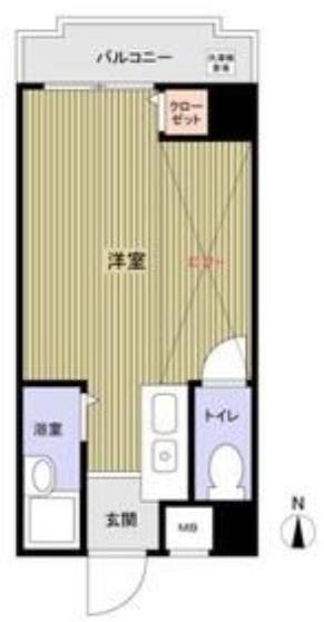 新大阪OMパレス(ワンルーム/2階)の間取り写真