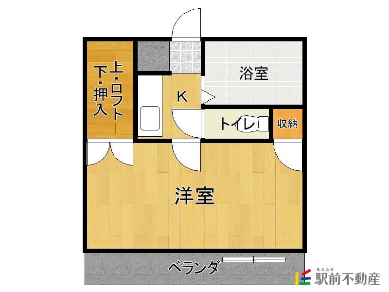 メゾンブランセ(1K/5階)の間取り写真