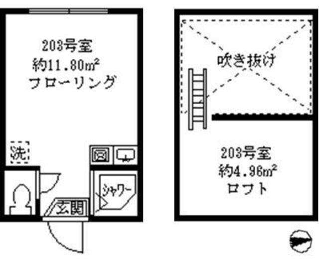 ソフィアオリーブ(ワンルーム/2階)の間取り写真