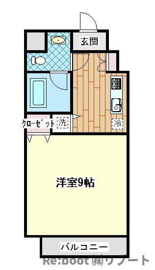 エスポワール本八幡(1K/5階)の間取り写真