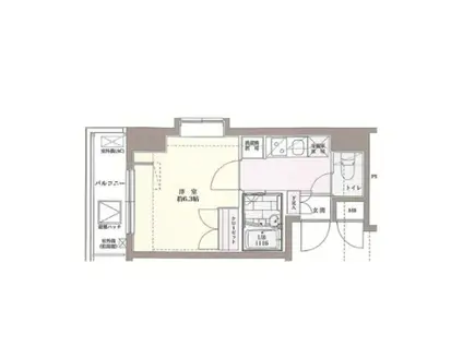 VERONA板橋本町(1K/10階)の間取り写真