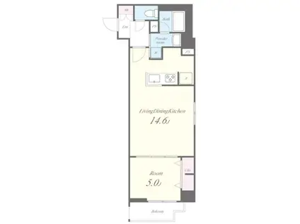 MAPLE ANGE(1LDK/1階)の間取り写真