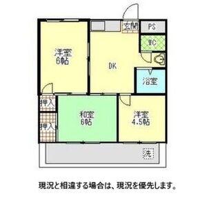 TZ守山(3DK/4階)の間取り写真