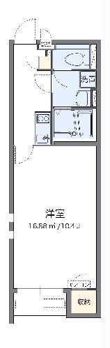 クレイノ木屋(1K/2階)の間取り写真