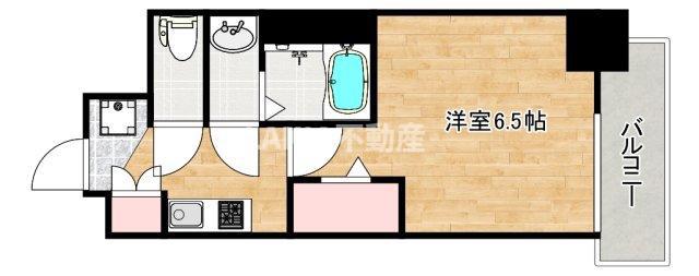 フォーリアライズ天王寺セラス(1K/4階)の間取り写真