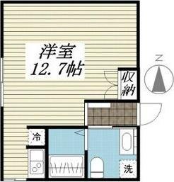 LAPIS上北沢II(ワンルーム/4階)の間取り写真