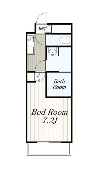JMF RESIDENCE 町田(1K/7階)の間取り写真