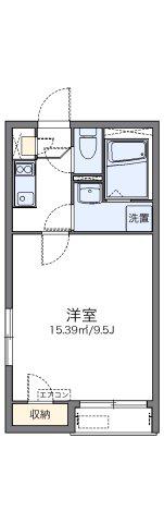 西鉄天神大牟田線 西鉄平尾駅 徒歩6分 2階建 築12年(1K/2階)の間取り写真