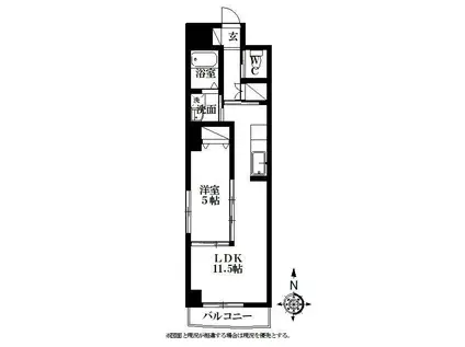 TKマンション元浜(2LDK/4階)の間取り写真