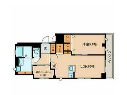 251206B(1SLDK/3階)の間取り写真