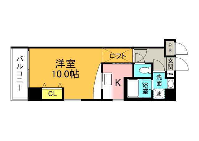 第6小谷ビル(ワンルーム/6階)の間取り写真