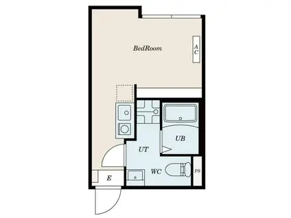 HANABUSA VI(ワンルーム/3階)の間取り写真