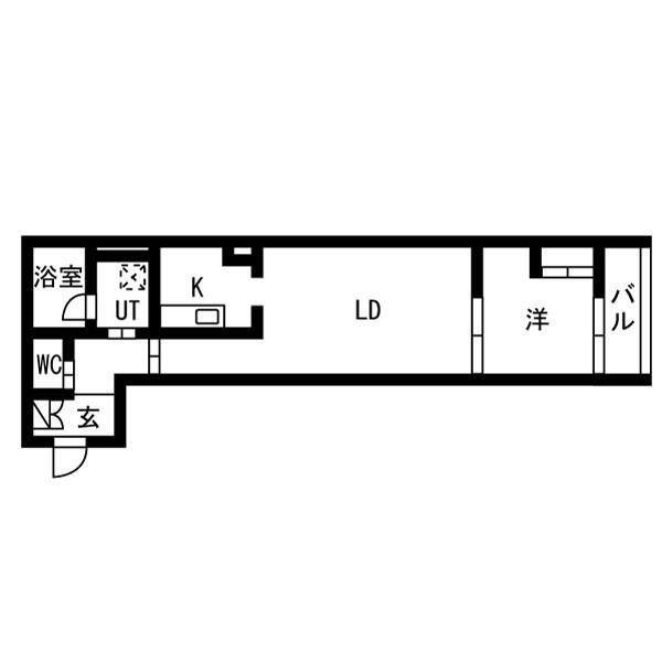 アズスマート目白御留山(1LDK/1階)の間取り写真