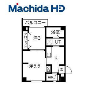 エヌエムサンカンテ(2K/3階)の間取り写真