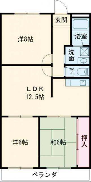 ゴールデンエイジ(3LDK/4階)の間取り写真