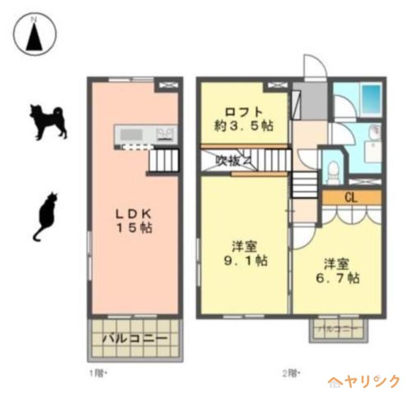 DO HOUSE(2SLDK/1階)の間取り写真