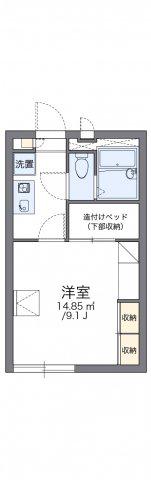 レオパレスキララ(1K/2階)の間取り写真