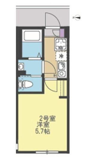 リアンセ(1K/2階)の間取り写真