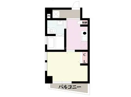 ORIENTCITY南堀江II(1K/5階)の間取り写真
