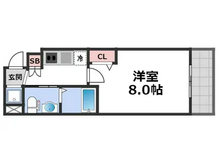 PIANO FORTEピアノ フォルテ(1K/5階)の間取り写真