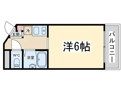 サンロイヤル柴島パートⅢ(ワンルーム/4階)の間取り写真