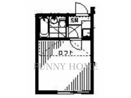 クレール恵比寿(1K/2階)の間取り写真