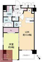グレンパーク梅田北(1LDK/14階)の間取り写真