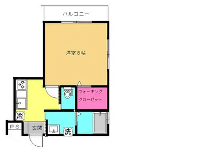 ラルーチェ(1K/3階)の間取り写真