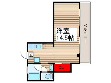 土屋ビル(ワンルーム/3階)の間取り写真