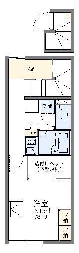 レオパレスアンシャンテ(1K/2階)の間取り写真
