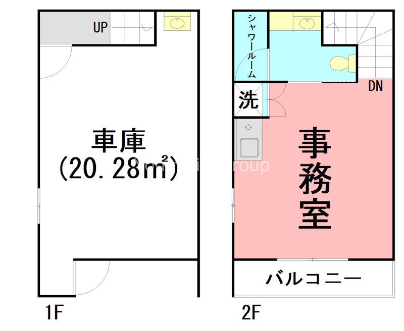 HYPERION寿町(ワンルーム/1階)の間取り写真