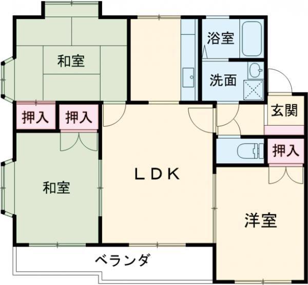 ラ・フォーレ21(3LDK/3階)の間取り写真