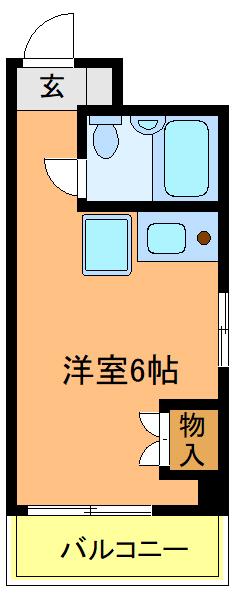 エクセル向島(ワンルーム/2階)の間取り写真