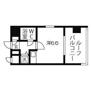 サンコート神戸(ワンルーム/9階)の間取り写真