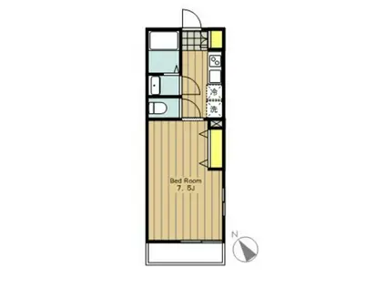 グレイスネスト(1K/3階)の間取り写真