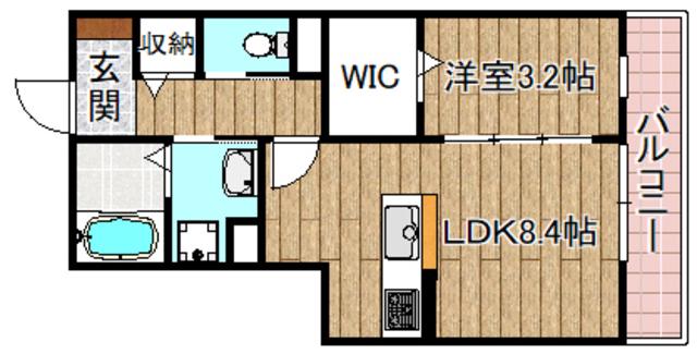 STONE PLACE(1LDK/3階)の間取り写真