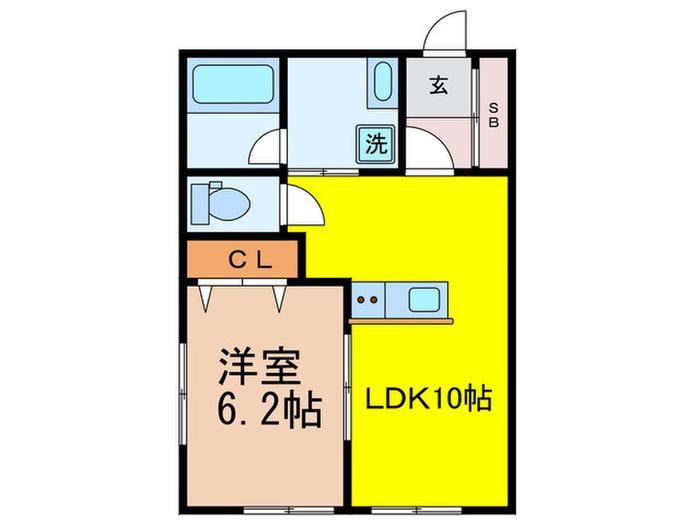 グレース駒込(1LDK/1階)の間取り写真