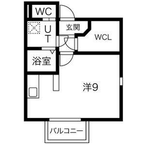 ILUSION中村公園(ワンルーム/3階)の間取り写真